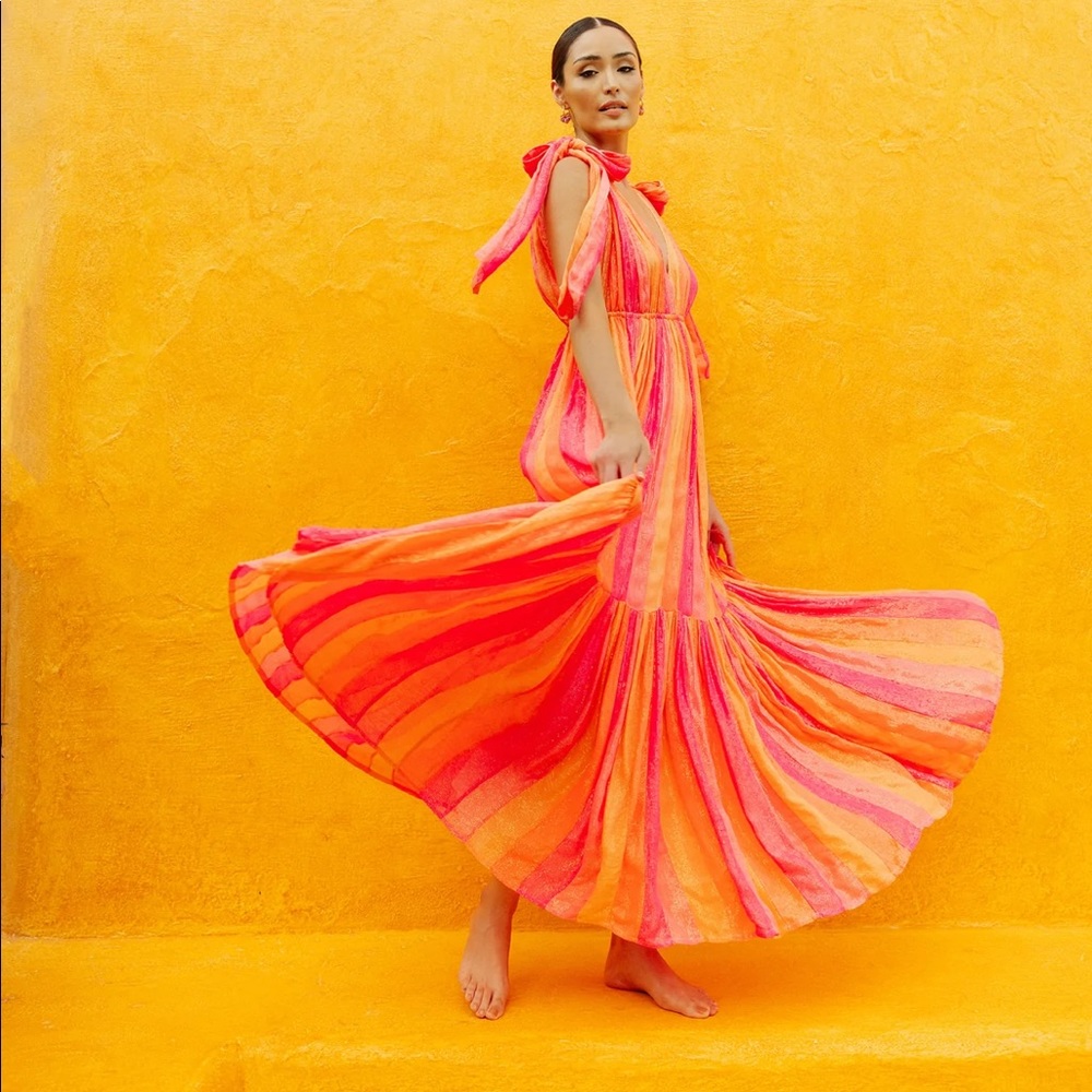 NWT Fanya Marbella Mix Neon Girl Long Dress
M/L / Marbella from Sundress.